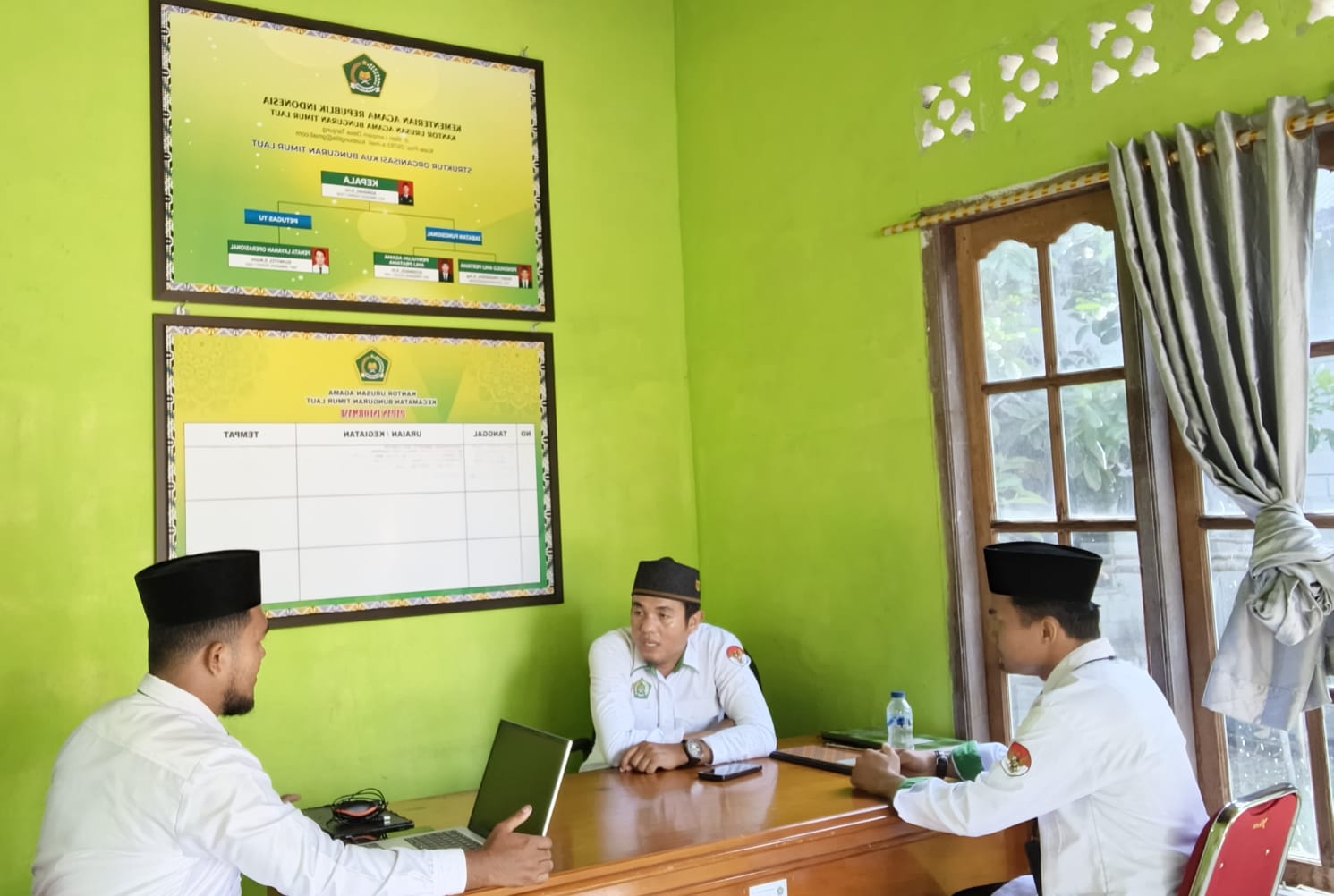 Sambut Muharram 1448 H, Pegawai KUA Bunguran Timur Laut Gelar Rapat Koordinasi Program Kegiatan Keagamaan